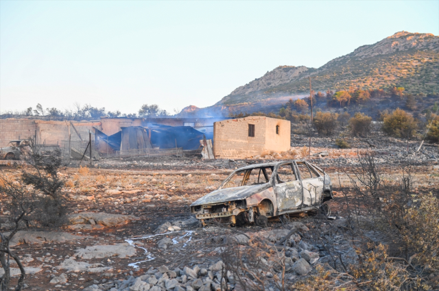 Yunanistan yangında son durum! Türk köyleri için risk var mı?